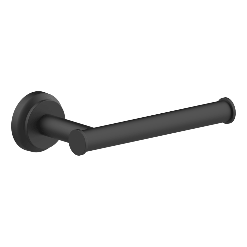 Lumiere Toilet Roll Holder in Black