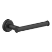 Lumiere Toilet Roll Holder in Black