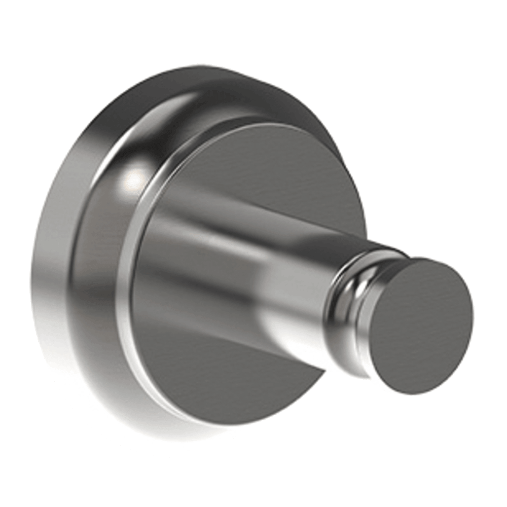 Lumiere Robe Hook in Black Brushed Nickel