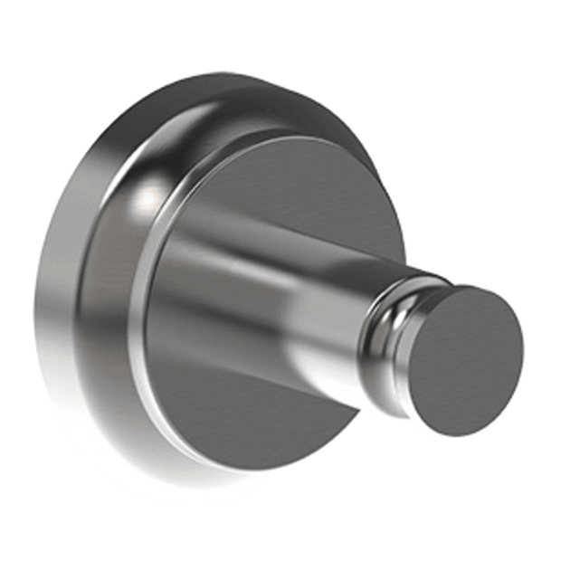 Lumiere Robe Hook in Black Brushed Nickel