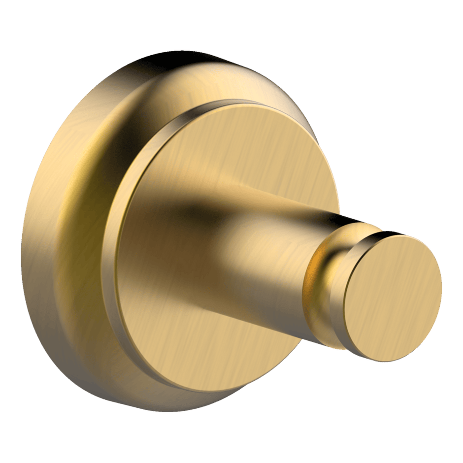 Lumiere Robe Hook in Brushed Gold