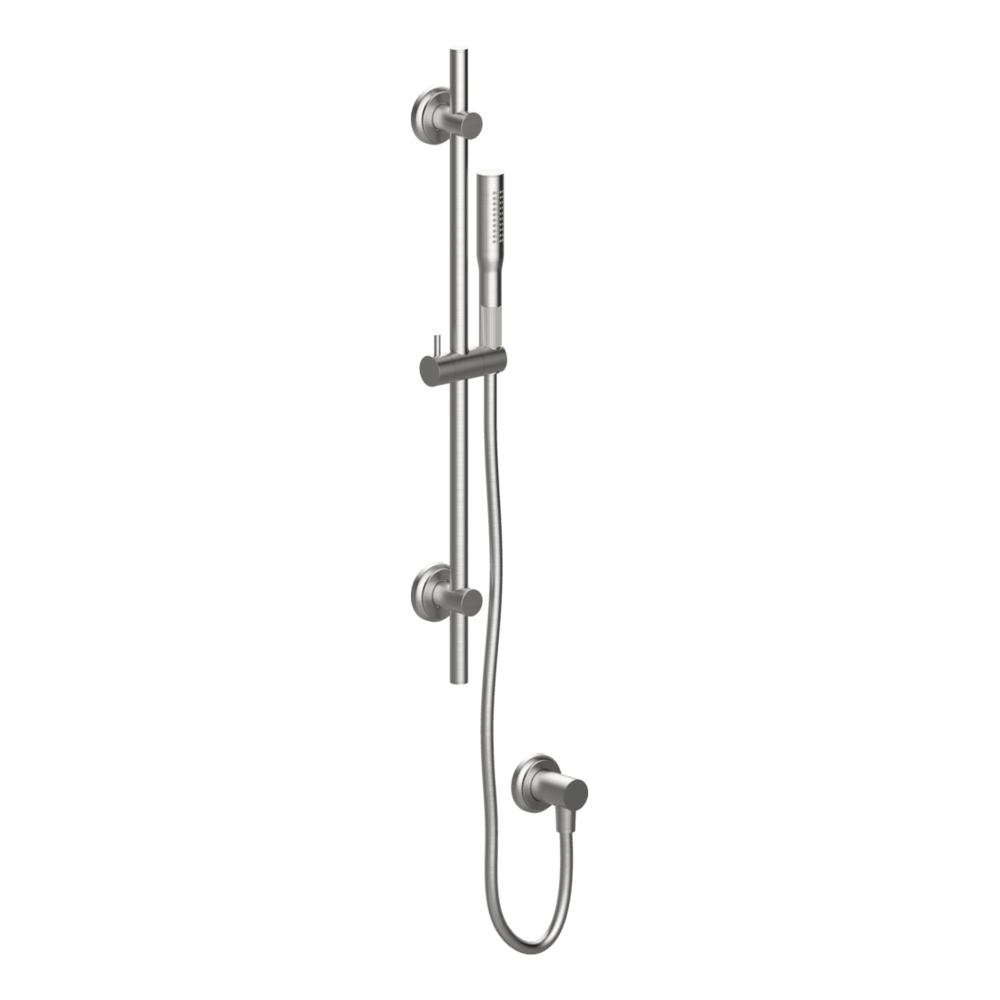 Lumiere Shower on Rail in Brushed Nickel
