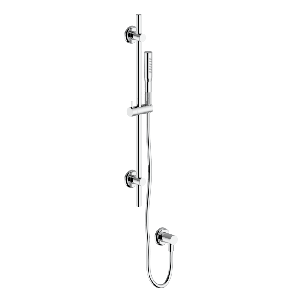 Lumiere Shower on Rail in Brushed Gold