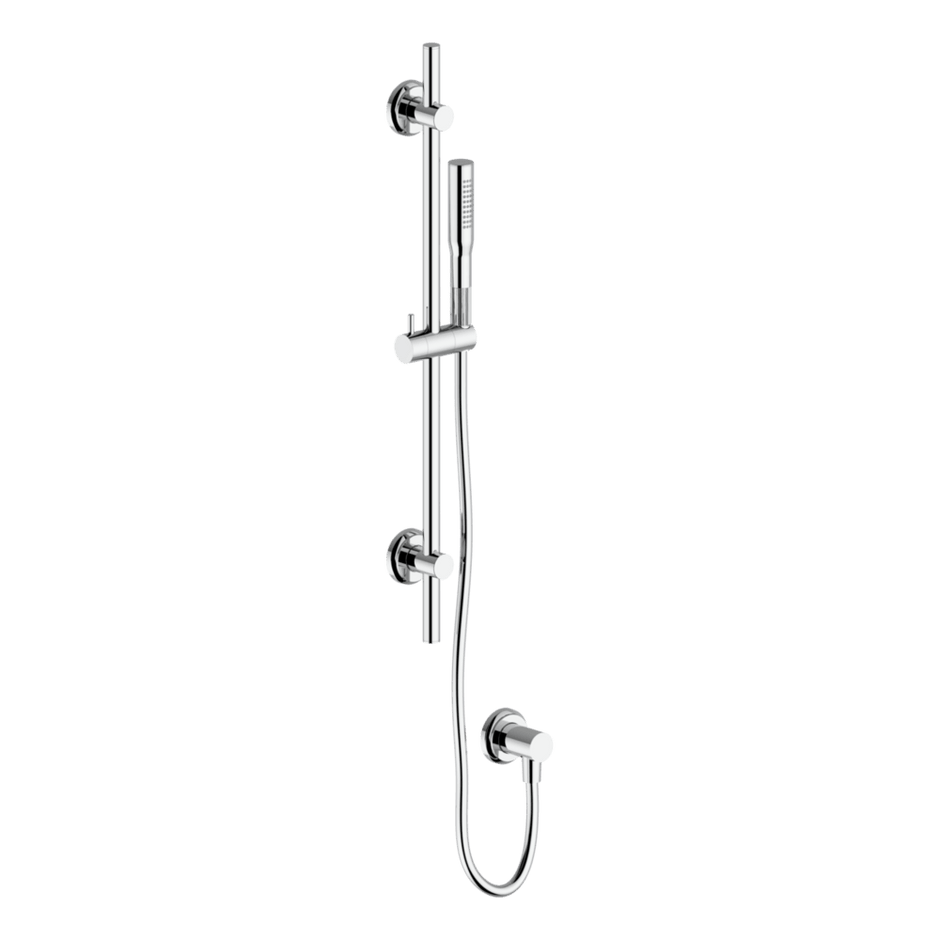 Lumiere Shower on Rail in Brushed Gold