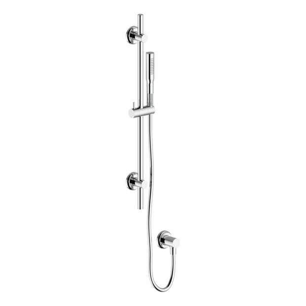 Lumiere Shower on Rail in Brushed Gold