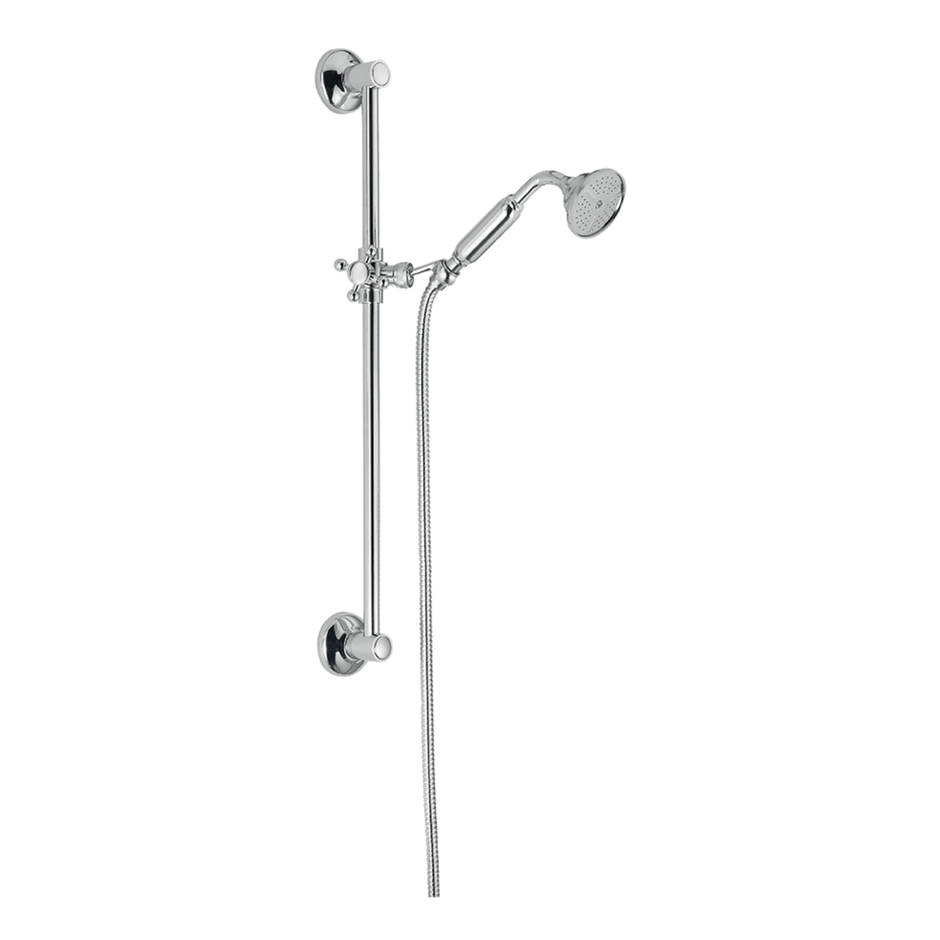 Provincial Shower On Rail in Black Brushed Nickel