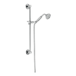 Provincial Shower On Rail in Black Brushed Nickel
