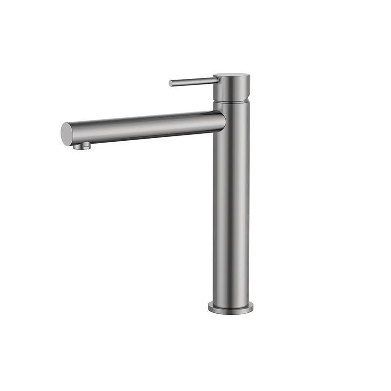 Zenmo Jess Tower Basin Mixer in Brushed Nickel