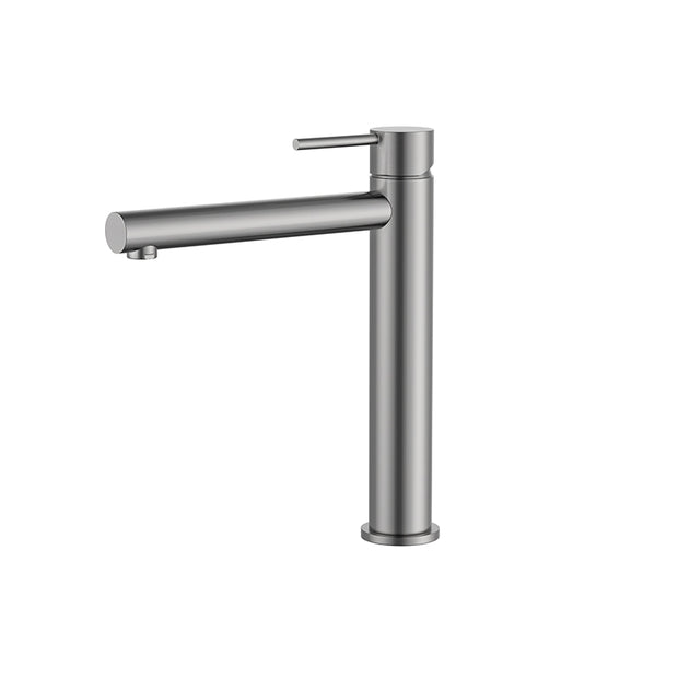 Zenmo Jess Tower Basin Mixer in Brushed Nickel