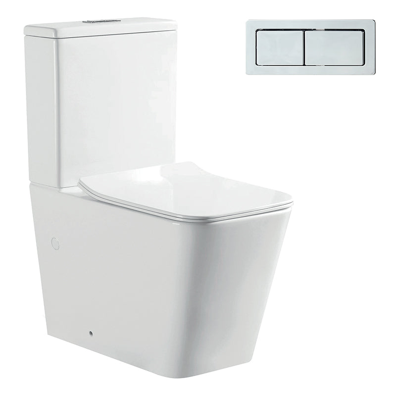 Zenmo Acqua-II Toilet Suite in Chrome