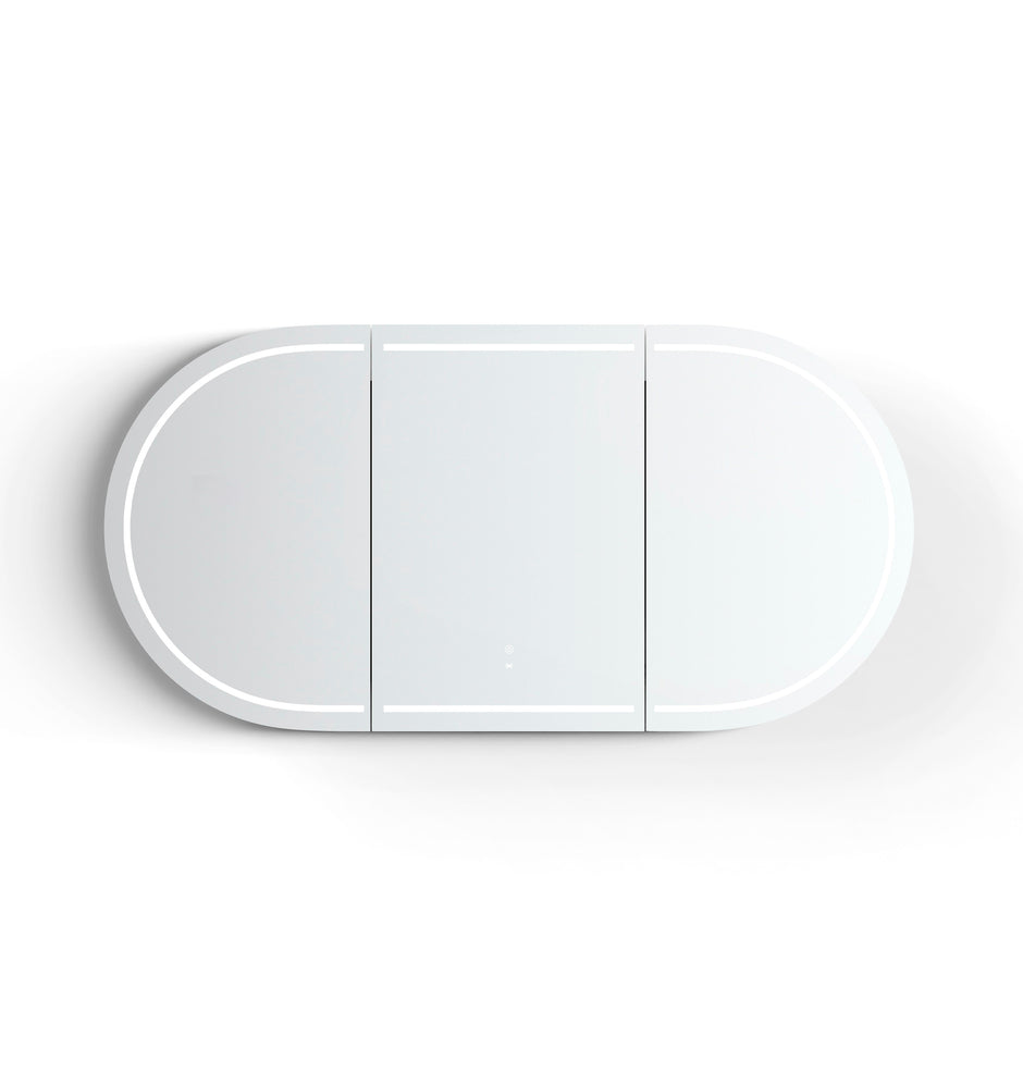 LED Bondi 1800x900 White Shaving Cabinet