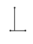 Zenmo Mobi Care T Shape Shower Rail Left Hand in Matte Black