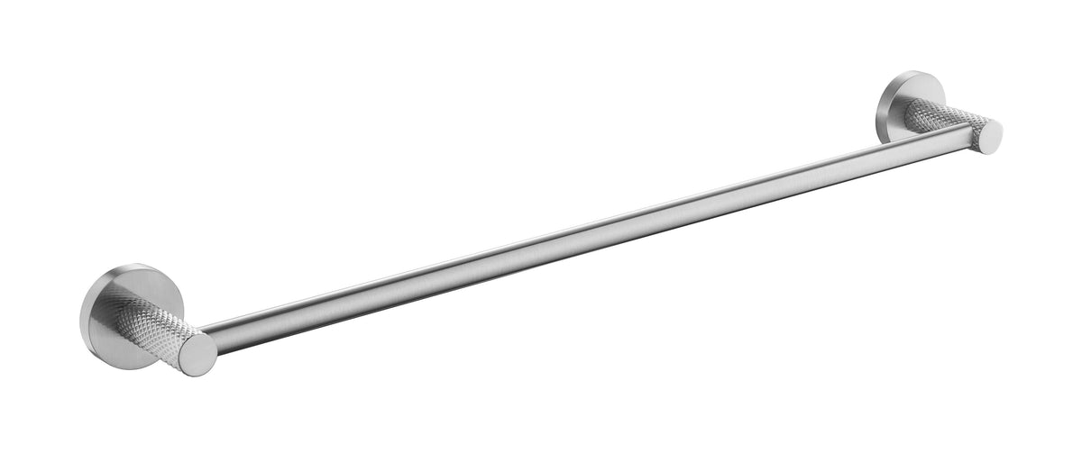 Zenmo Tiara 60cm Single Towel Rail in Brushed Nickel