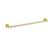 Ikon Linie Single Towel Rail 600mm in Brushed Gold