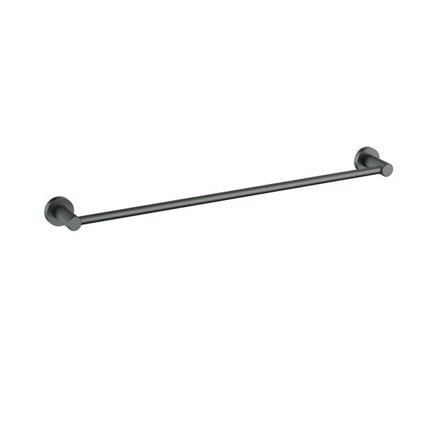 Ikon Linie Single Towel Rail 600mm in Gun Metal