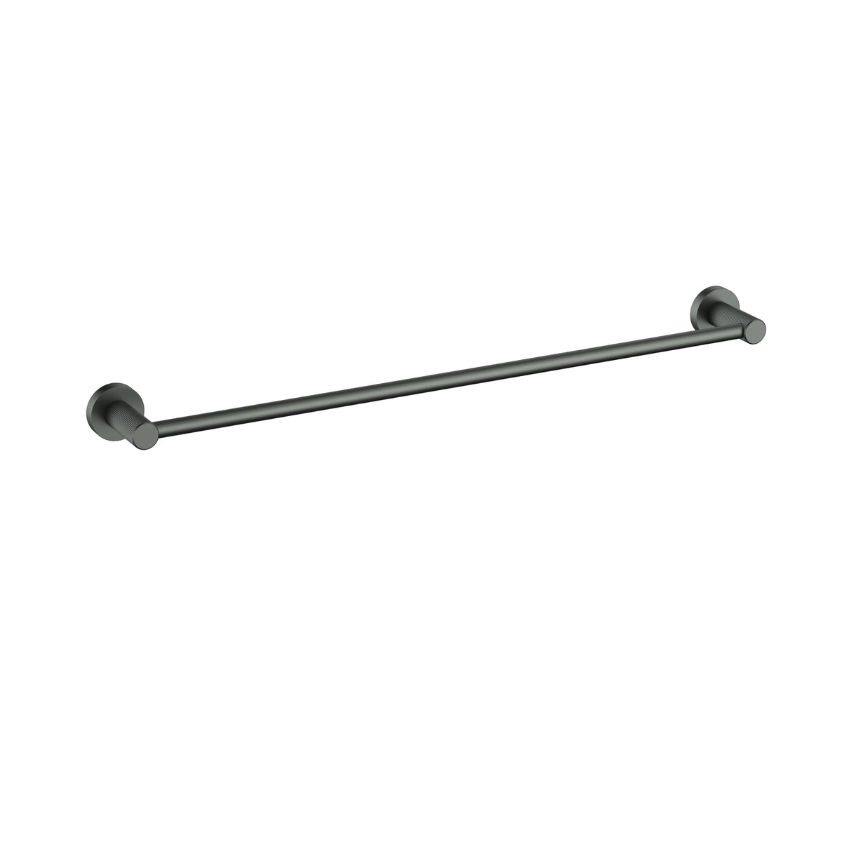 Ikon Linie Single Towel Rail 800mm in Gun Metal