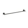 Ikon Linie Single Towel Rail 800mm in Gun Metal