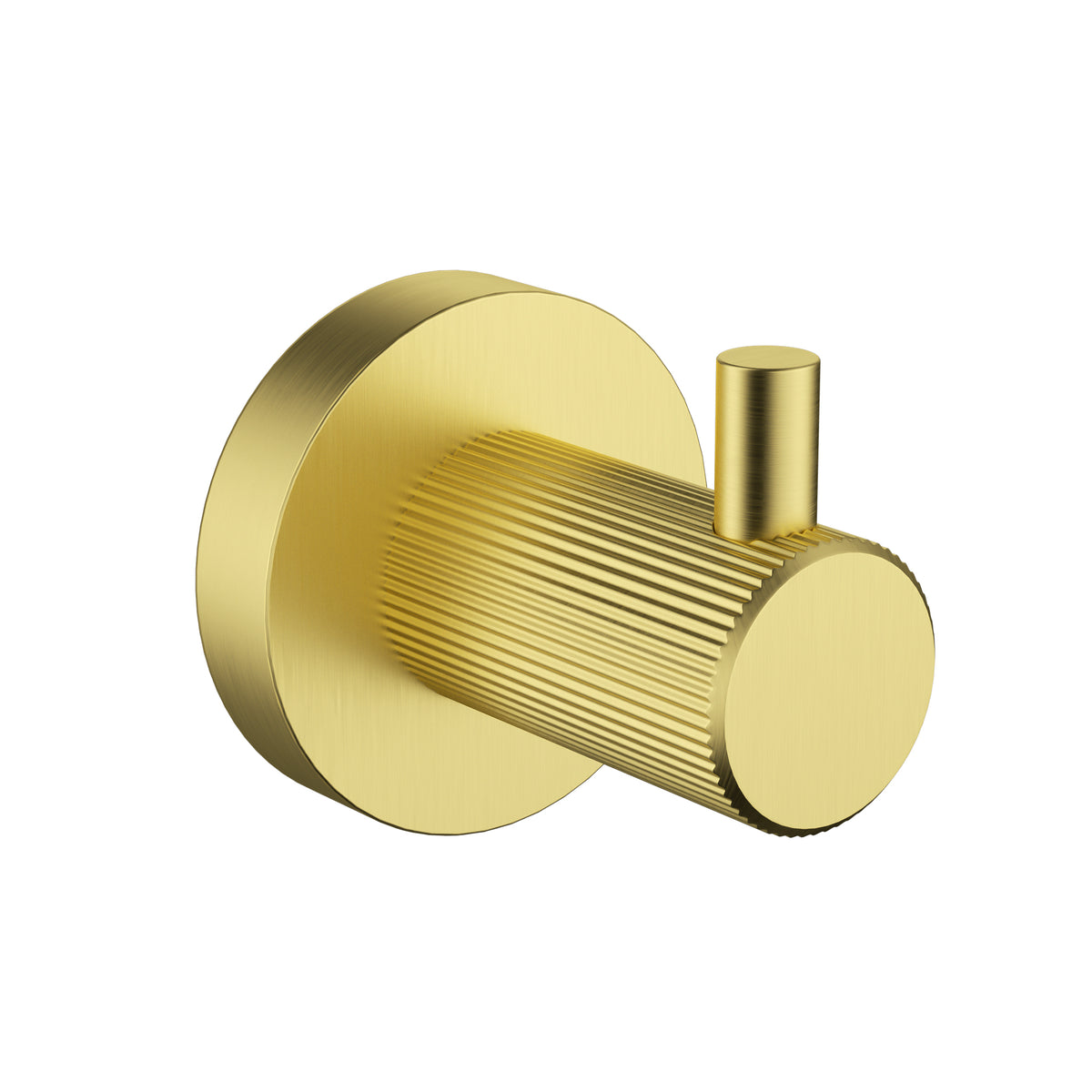 Ikon Linie Robe Hook in Brushed Gold