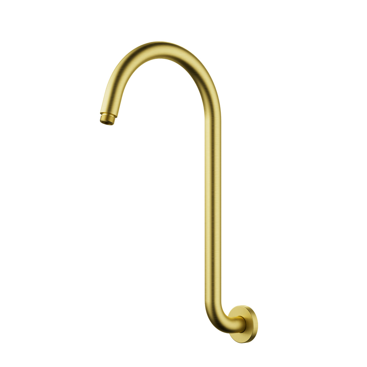 Ikon Clasico Shower Arm High Rise in Brushed Gold