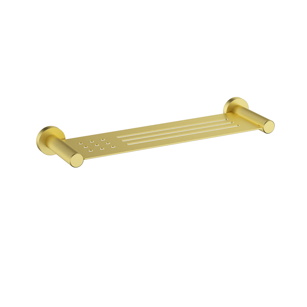 Ikon Linie Metal Shelf in Brushed Gold