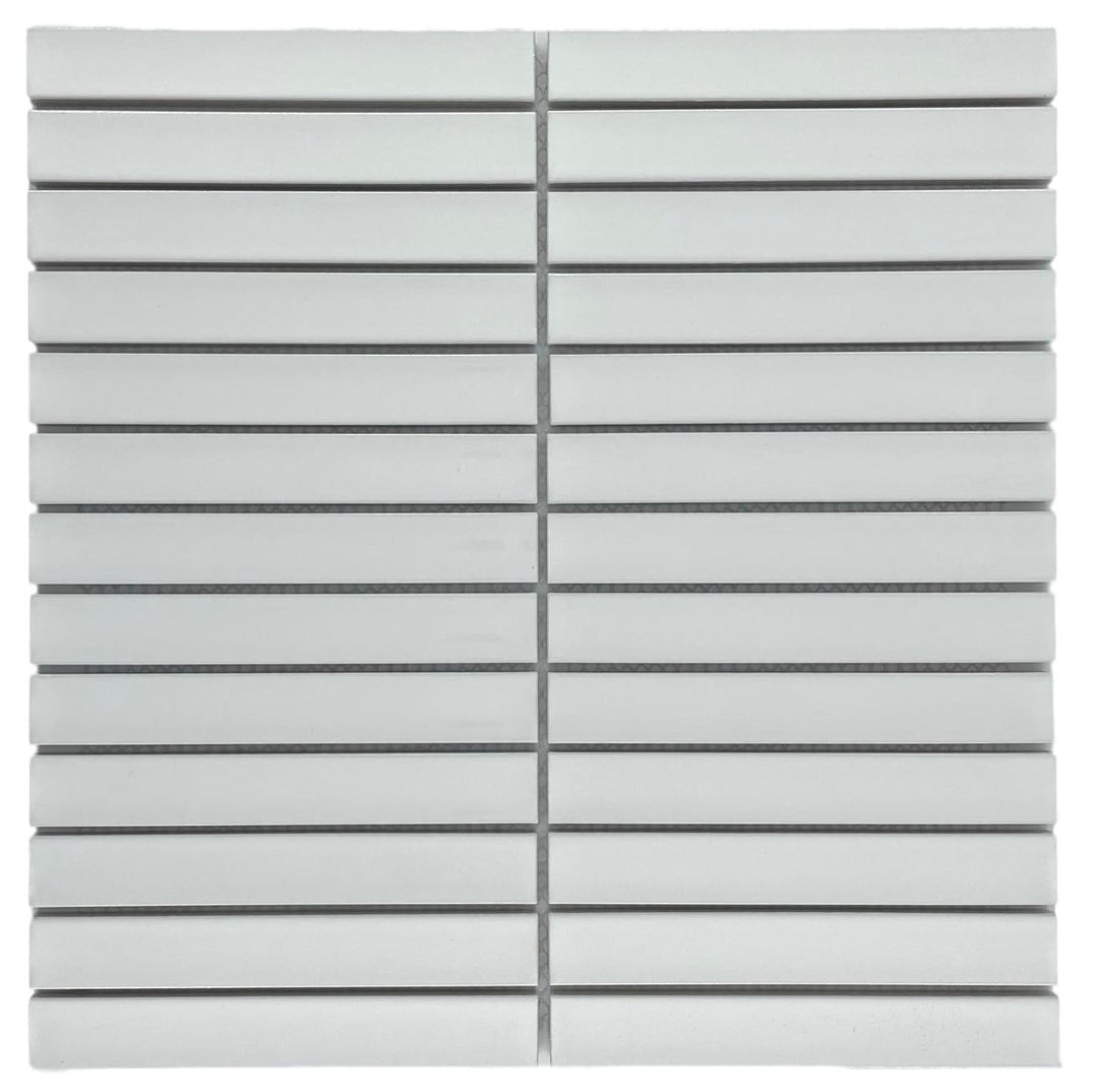 CONCAVE WHITE STACK GLOSS CHIP SIZE 20X145X8MM SHEET SIZE 299X296 JJHVAXW44900 - CONCAVE WHITE STACK GLOSS -08