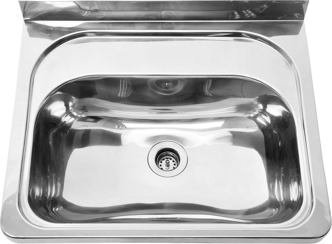 Zenmo Lavassa Stainless Steel Wall Hung Basin in Stainless Steel