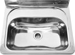 Zenmo Lavassa Stainless Steel Wall Hung Basin in Stainless Steel