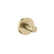 Zenmo Jess Single Robe Hook in Brushed Brass