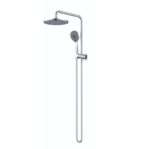 Half Shower Column Set Round - chrome