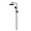 Half Shower Column Set Round - matte-black