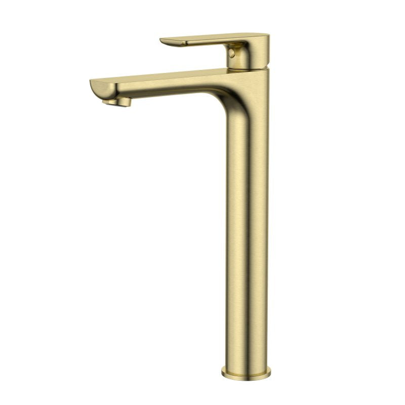 Kiama High Rise Basin Mixer - brushed-bronze