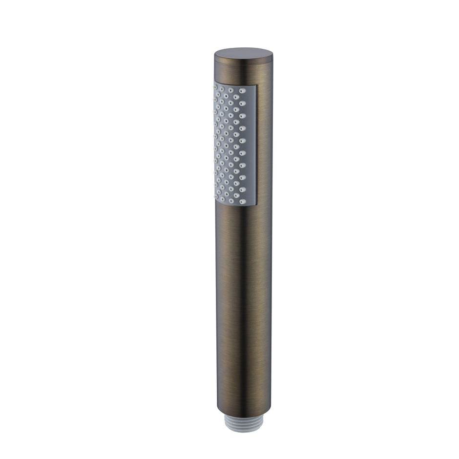 Round Microphone Hand Shower Antique Brass