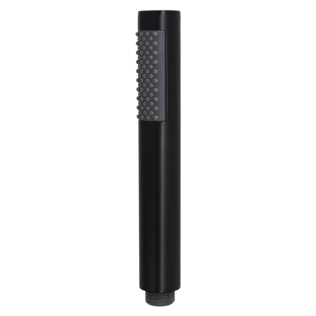 Round Microphone Hand Shower - matte-black