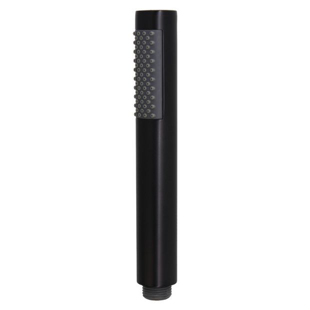 Round Microphone Hand Shower - matte-black