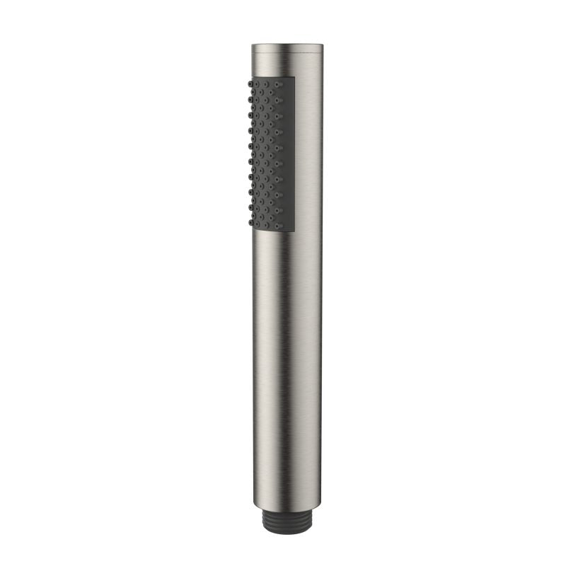 Round Microphone Hand Shower - brushed-nickel