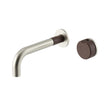 Meir X Nood Co. Alchemy Series Progressive Wall Mixer Set - Brushed Nickel x Slate