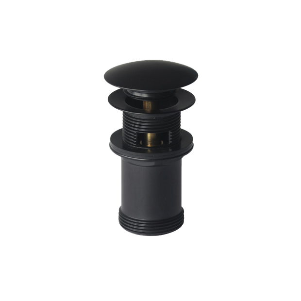 Universal Pop Up Plug and Waste in Black