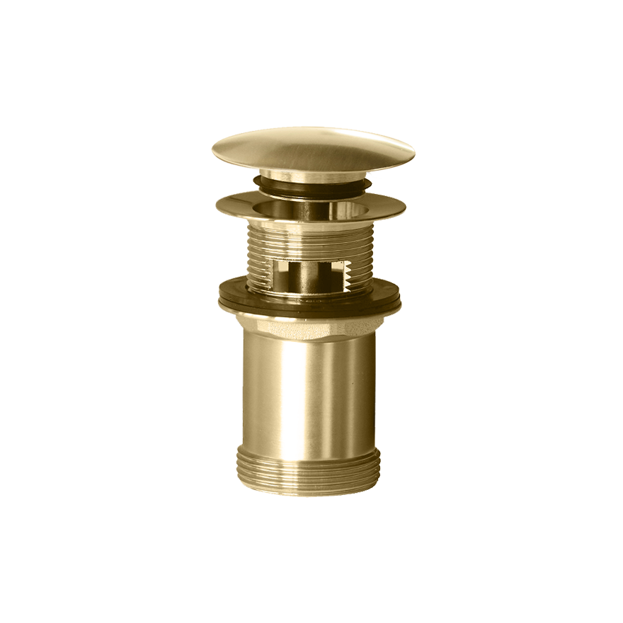 Universal Pop Up Plug and Waste in Classic Gold