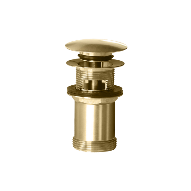 Universal Pop Up Plug and Waste in Classic Gold