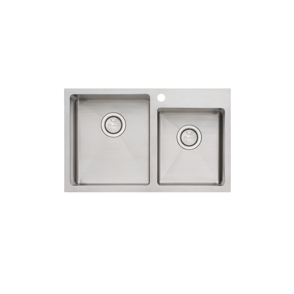 Apollo 1 and 3/4 Offset Bowl Sink