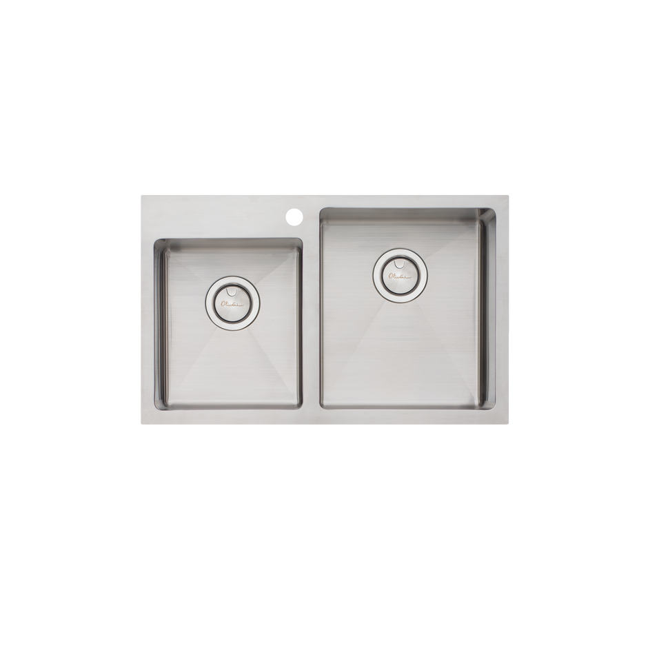 Apollo 1 and 3/4 Offset Bowl Sink