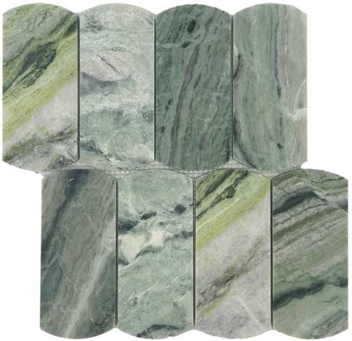 Arch Amazonica Honed Marble Mosaic 68x148mm