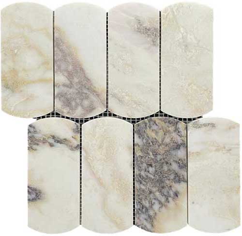 Arch Viola Porcelain Mosaic