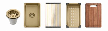 Novaq Handmade Kitchen Sink in Gold