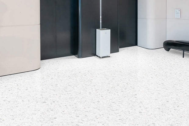 Agglo Lido Terrazzo Look Porcelain Tiles in a room setting