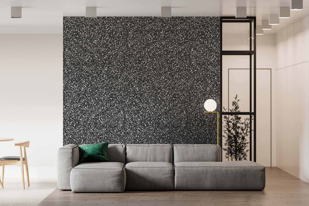 Agglo Torcello Terrazzo Look Porcelain Tiles in a room setting