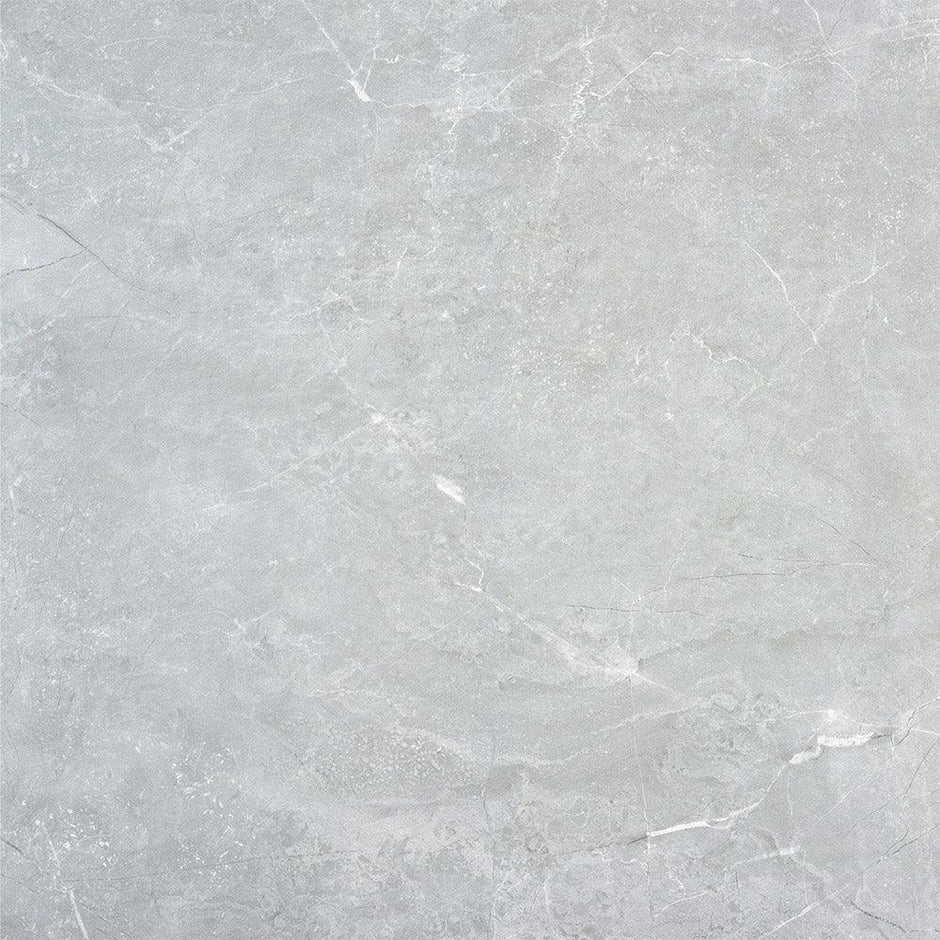 Amalfi Gris Marble Look Porcelain Tiles 600x600mm tile