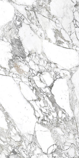 Superb Marble Porcelain Tiles Arabescato 600x1200