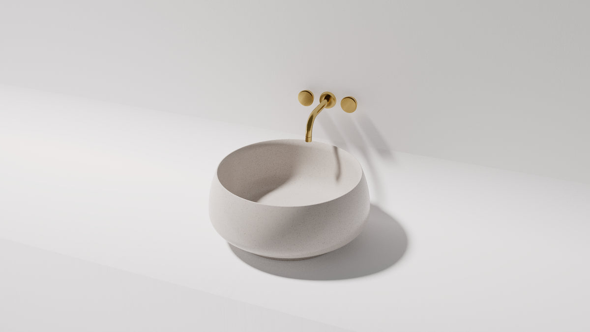 Pietra Bianca Arlo Above Counter Basin