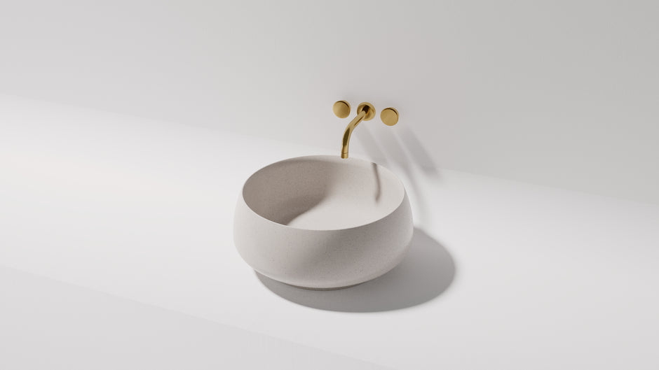 Pietra Bianca Arlo Above Counter Basin
